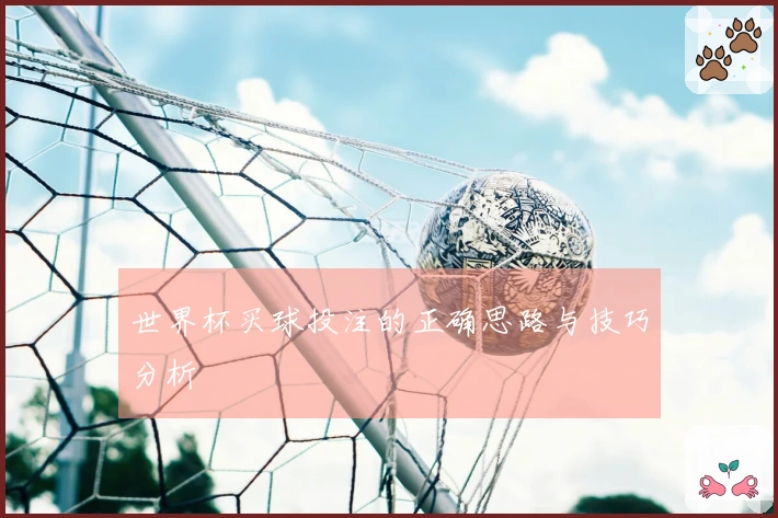 世界杯买球投注的正确思路与技巧分析