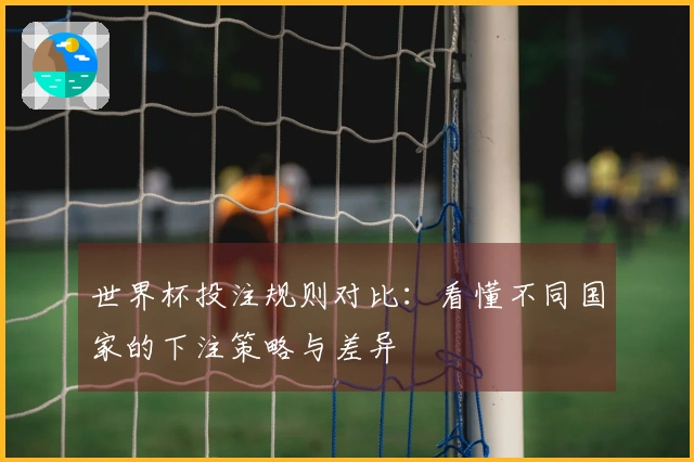 世界杯投注规则对比：看懂不同国家的下注策略与差异